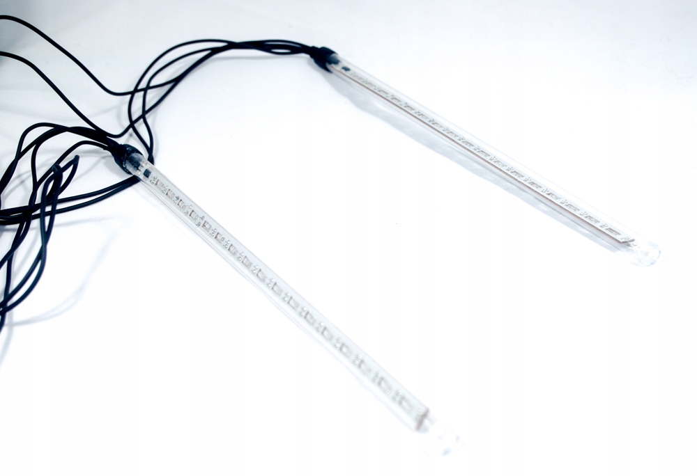 Zewnętrzna kurtyna sopli LED 18 metrów 10 LED Światło stałe - 7 Kolorów 12 Zewnętrzna kurtyna sopli LED 18 metrów 10 LED Światło stałe - 7 Kolorów 36