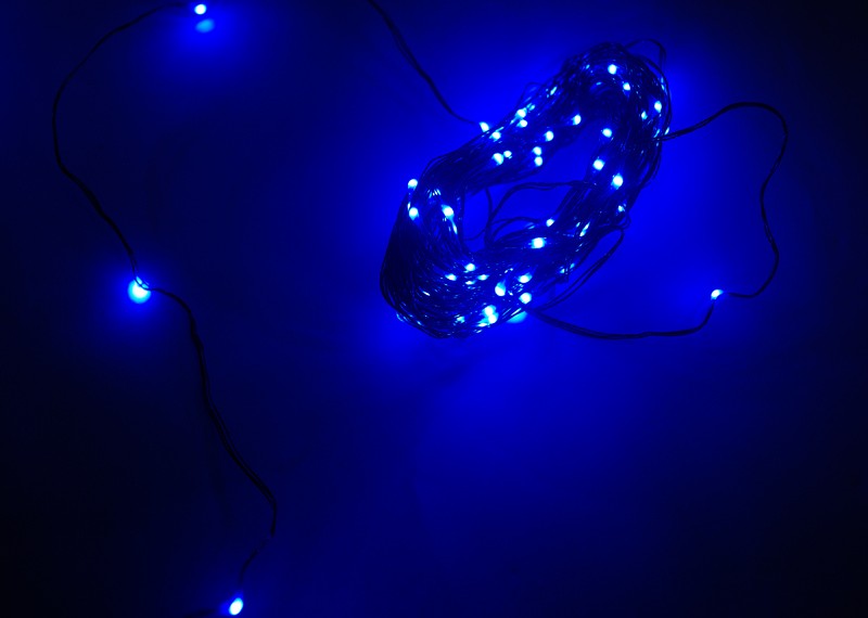 Lampki na druciku lampki choinkowe 13.6 metra zewnętrzne 144 LED Programator 8 funkcji - Niebieski 15 Lampki na druciku lampki choinkowe 13.6 metra zewnętrzne 144 LED Programator 8 funkcji - Niebieski 47