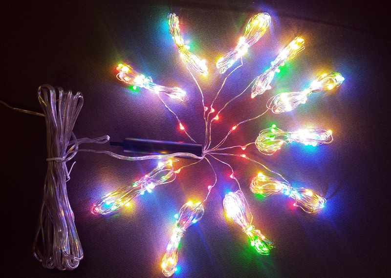 Lampki na druciku Lampki choinkowe 20 metrów zewnętrzne 200 LED Światło stałe - Niebieski 17 Lampki na druciku Lampki choinkowe 20 metrów zewnętrzne 200 LED Światło stałe - Niebieski 49