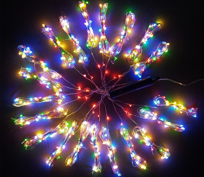 Lampki na druciku Lampki choinkowe 50m zewnętrzne 500 LED Światło stałe - Multikolor 11 Lampki na druciku Lampki choinkowe 50m zewnętrzne 500 LED Światło stałe - Multikolor 33