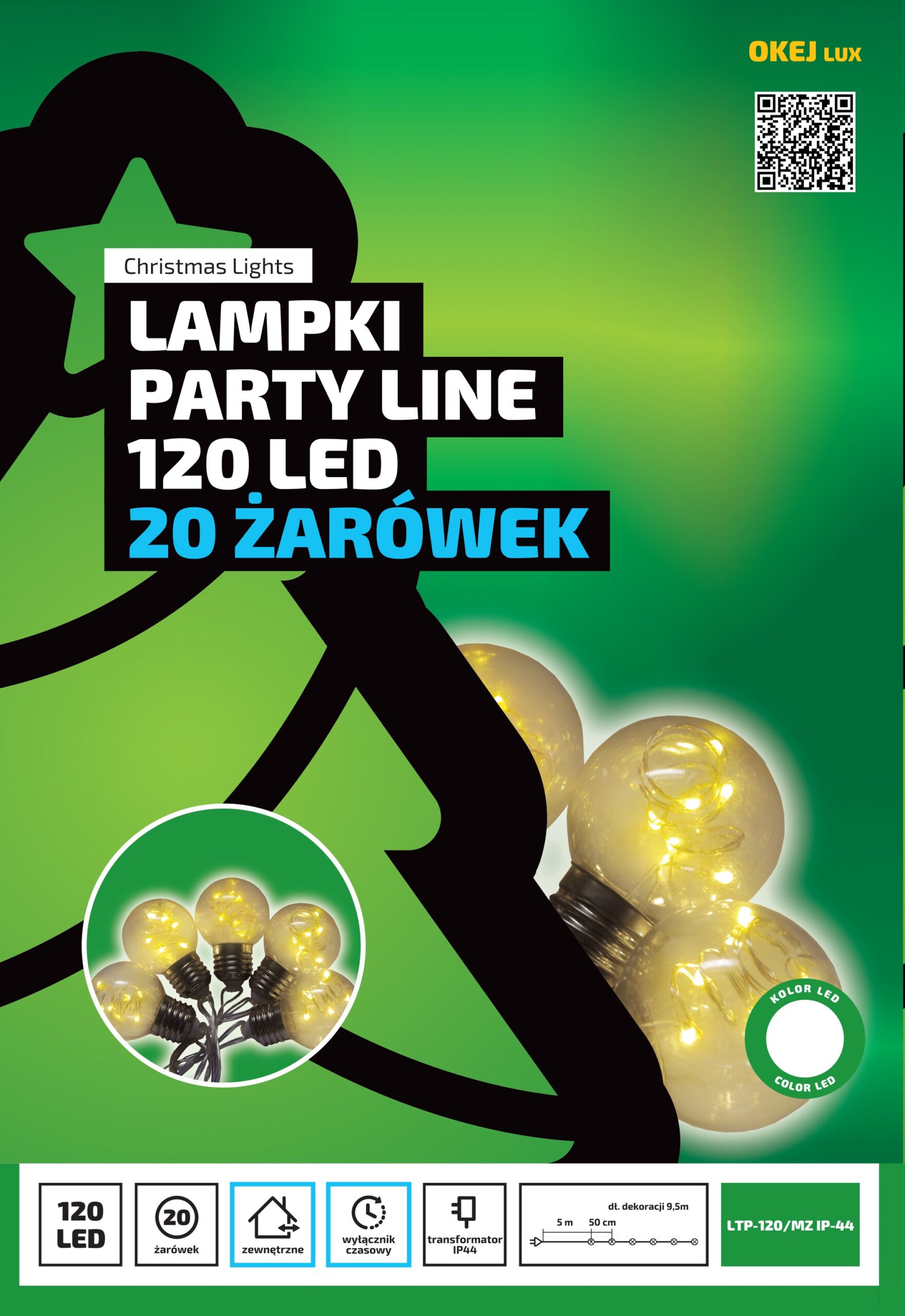 Lampki ogrodowe girlandy ogrodowe 10 metrów zewnętrzne 120 LED Programator 8 funkcji - Zimny Biały 2 Lampki ogrodowe girlandy ogrodowe 10 metrów zewnętrzne 120 LED Programator 8 funkcji - Zimny Biały 34