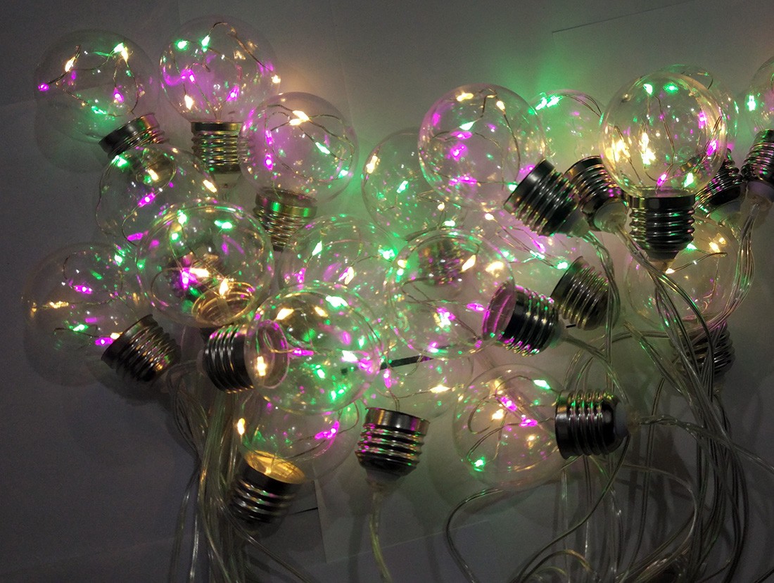 Lampki ogrodowe girlandy ogrodowe 10 metrów zewnętrzne 120 LED Programator 8 funkcji - Multikolor 15 Lampki ogrodowe girlandy ogrodowe 10 metrów zewnętrzne 120 LED Programator 8 funkcji - Multikolor 47