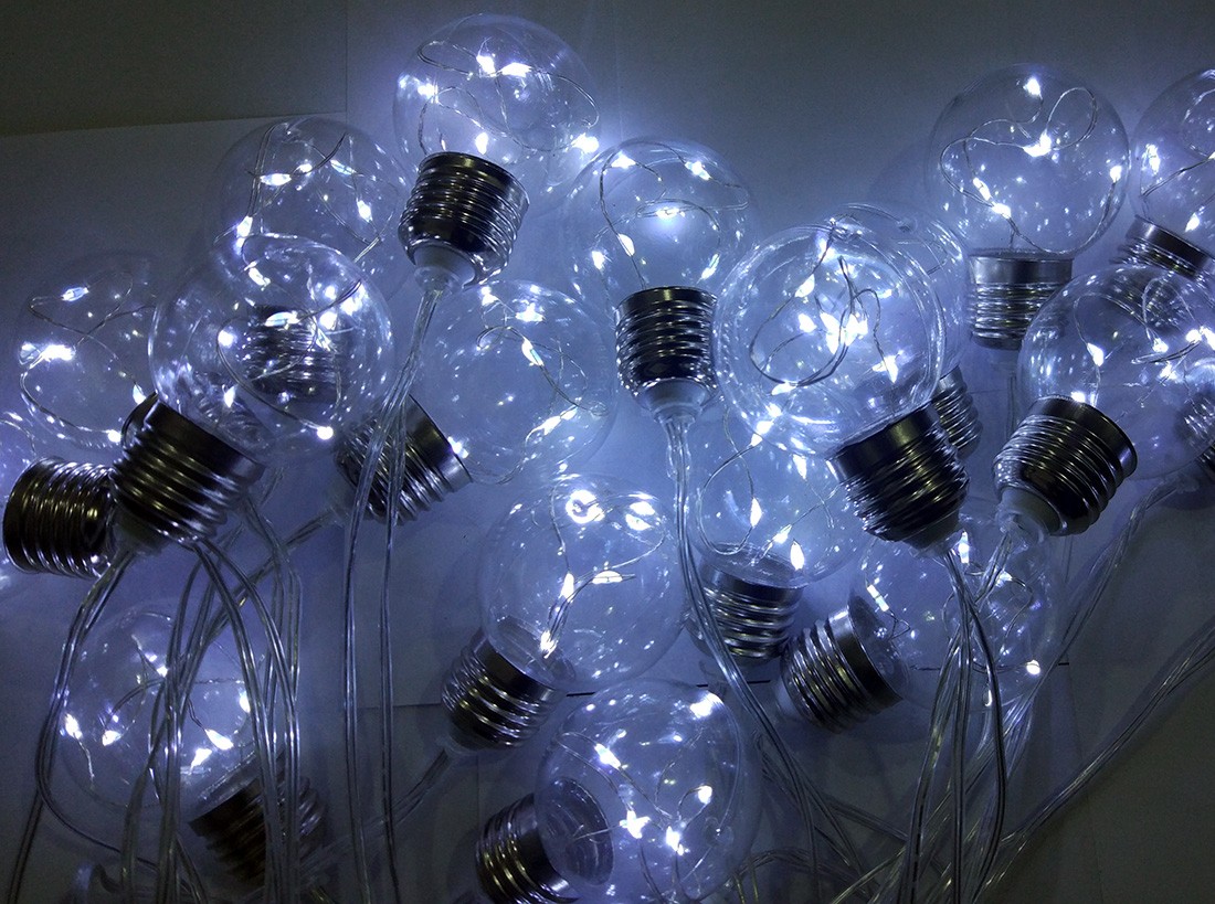 Lampki ogrodowe girlandy ogrodowe 10 metrów zewnętrzne 120 LED Programator 8 funkcji - Ciepły Biały 14 Lampki ogrodowe girlandy ogrodowe 10 metrów zewnętrzne 120 LED Programator 8 funkcji - Ciepły Biały 46