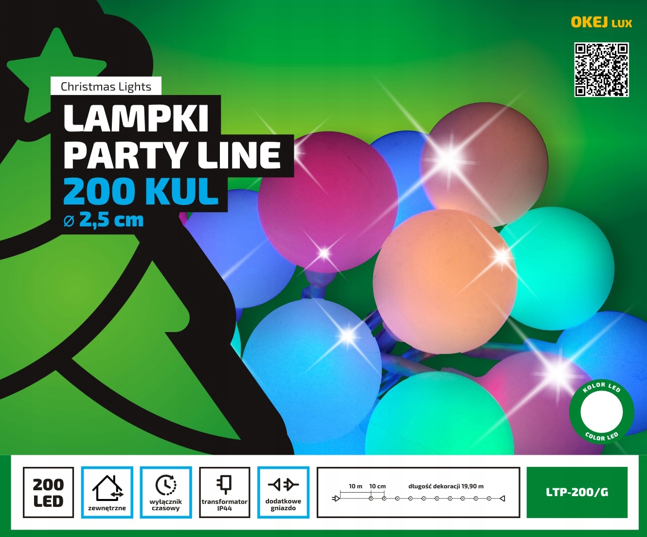 Lampki ogrodowe girlandy ogrodowe 20 metrów zewnętrzne 200 LED Światło stałe - Zimny Biały 2 Lampki ogrodowe girlandy ogrodowe 20 metrów zewnętrzne 200 LED Światło stałe - Zimny Biały 32