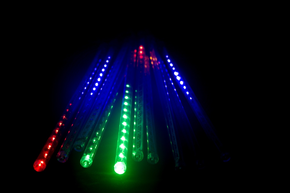 Kurtyna świetlna LED deszcz meteorytów 18 metrów zewnętrzne 300 LED Światło stałe - Multikolor 12 Kurtyna świetlna LED deszcz meteorytów 18 metrów zewnętrzne 300 LED Światło stałe - Multikolor 40