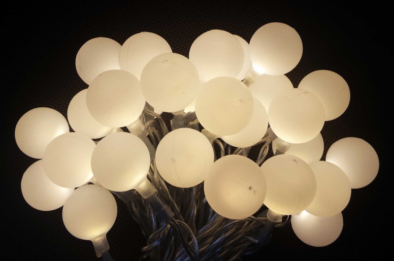 Lampki ogrodowe girlandy ogrodowe 20 metrów zewnętrzne 200 LED Światło stałe - Zimny Biały 13 Lampki ogrodowe girlandy ogrodowe 20 metrów zewnętrzne 200 LED Światło stałe - Zimny Biały 43