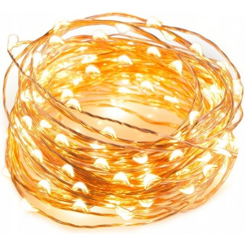 Lampki na druciku Lampki choinkowe 50m zewnętrzne 500 LED Światło stałe - Multikolor 5 Lampki na druciku Lampki choinkowe 50m zewnętrzne 500 LED Światło stałe - Multikolor 27