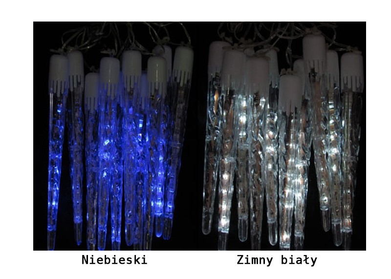 Sople LED deszcz metorytów 3,4m wewnętrzne 40 LED Programator 8 funkcji - Niebieski 7 Sople LED deszcz metorytów 3,4m wewnętrzne 40 LED Programator 8 funkcji - Niebieski 31