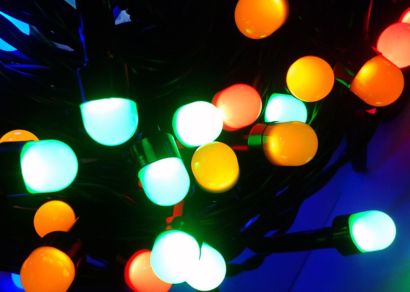Lampki perełki lampki choinkowe 10m zewnętrzne 100 LED Światło stałe - Multikolor 12 Lampki perełki lampki choinkowe 10m zewnętrzne 100 LED Światło stałe - Multikolor 34