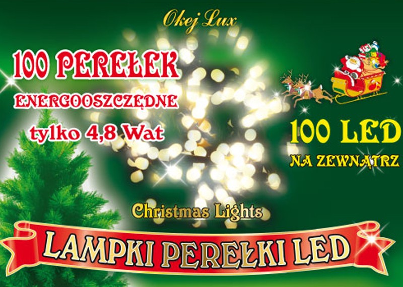 Lampki perełki lampki choinkowe 10m zewnętrzne 100 LED Światło stałe - Multikolor 2 Lampki perełki lampki choinkowe 10m zewnętrzne 100 LED Światło stałe - Multikolor 24
