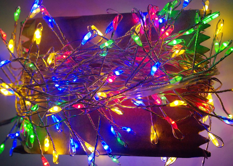 Girlandy świetlne oświetlenie świąteczne 5 metrów zewnętrzne 200 LED Światło stałe - Multikolor 11 Girlandy świetlne oświetlenie świąteczne 5 metrów zewnętrzne 200 LED Światło stałe - Multikolor 31