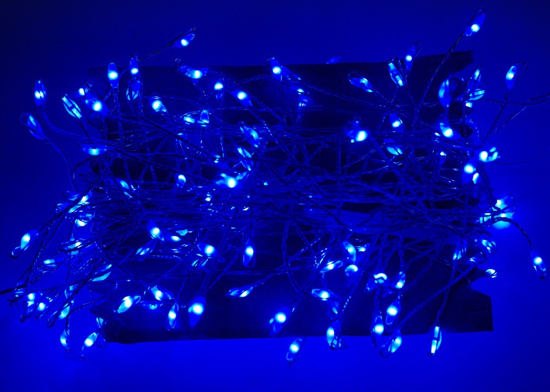 Girlandy świetlne oświetlenie świąteczne 5 metrów zewnętrzne 200 LED Światło stałe - Niebieski 11 Girlandy świetlne oświetlenie świąteczne 5 metrów zewnętrzne 200 LED Światło stałe - Niebieski 31