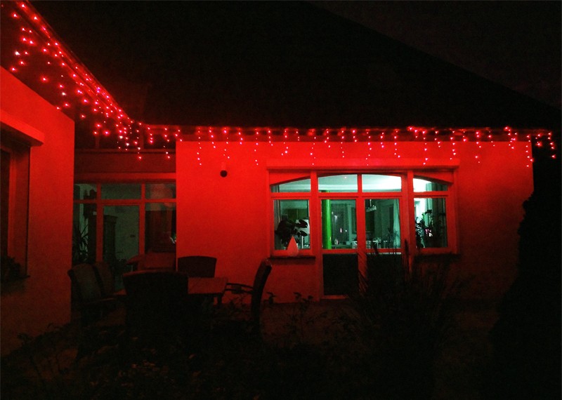 Sople led oświetlenie świąteczne 14 5m zewnętrzne 300 LED Światło stałe - Ciepły Biały 11 Sople led oświetlenie świąteczne 14 5m zewnętrzne 300 LED Światło stałe - Ciepły Biały 37