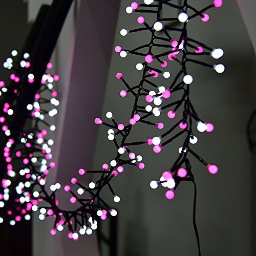 Girlanda led lampki choinkowe 4m zewnętrzne 400 LED Światło stałe - Ciepły + Zimny 13 Girlanda led lampki choinkowe 4m zewnętrzne 400 LED Światło stałe - Ciepły + Zimny 45