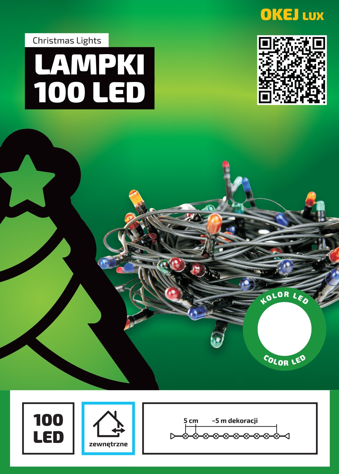 Przedłużenie do lampek LT-100/G łańcuch led 5m zewnętrzne 100 LED z gniazdem - Światło stałe - Ciepły Biały 2 Przedłużenie do lampek LT-100/G łańcuch led 5m zewnętrzne 100 LED z gniazdem - Światło stałe - Ciepły Biały 20